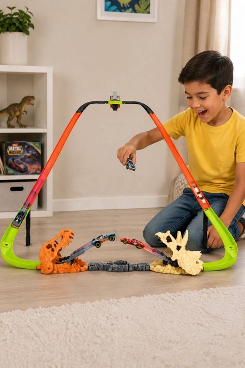 Pista Metal Machines Smash & Crash Dino