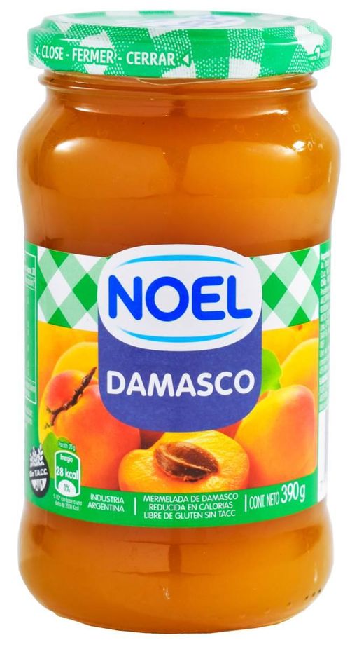 Mermelada Noel Damasco Light 390G