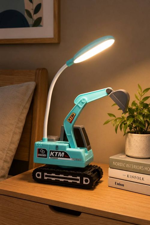 Lámpara Escritorio Infantil Excavadora