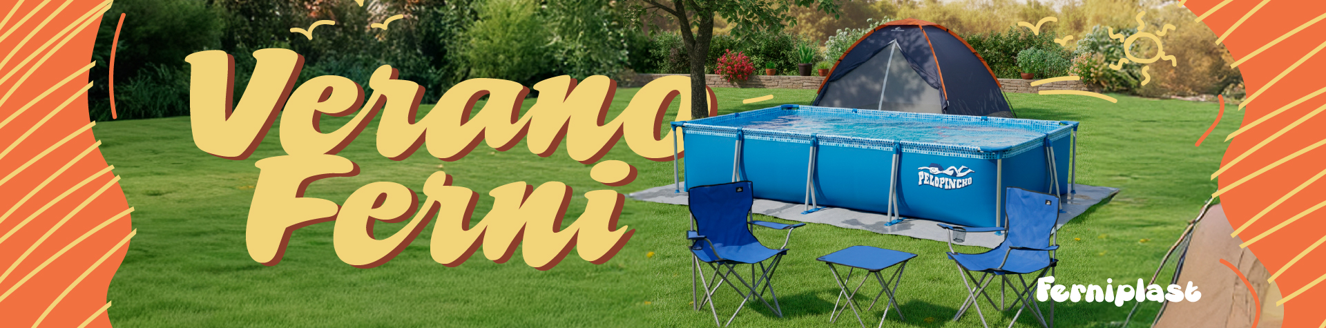 los mejores productos al mejor precio, las mejores ofertas en piletas, carpas, reposeras, mesas y juegos de camping en ferniplast