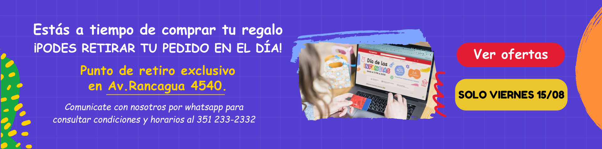 Las mejores promociones en jugueteria y juguetes para el dia del niño, dia de las infancias en ferniplast
