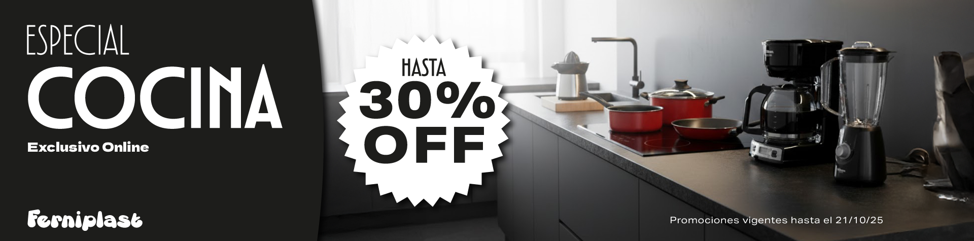LLegó el especial cocina a Ferniplast, las mejores ofertas en bazar, vajilla, pequeños electrodomesticos y mucho mas